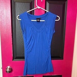 Blue Sleeveless Top
